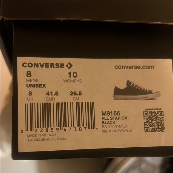 Converse All Star Black and White Shoes - Picture 6 of 7